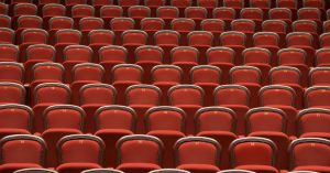 Seats in a theatre.